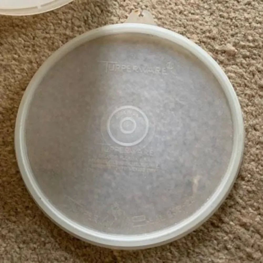 Tupperware 263-25 Sheer Canister Container With 238-29 Lid